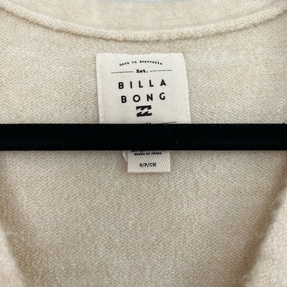 Billabong Short N Sweet Cropped Cardigan Sweater - Picture 2 of 8